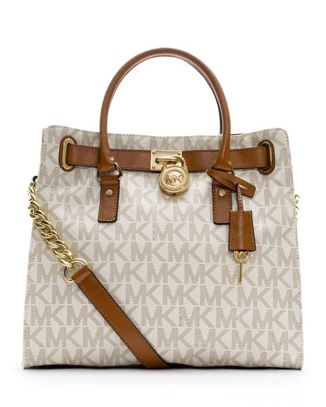 michael kors tasche hamilton vanilla|michael kors hamilton tote bag.